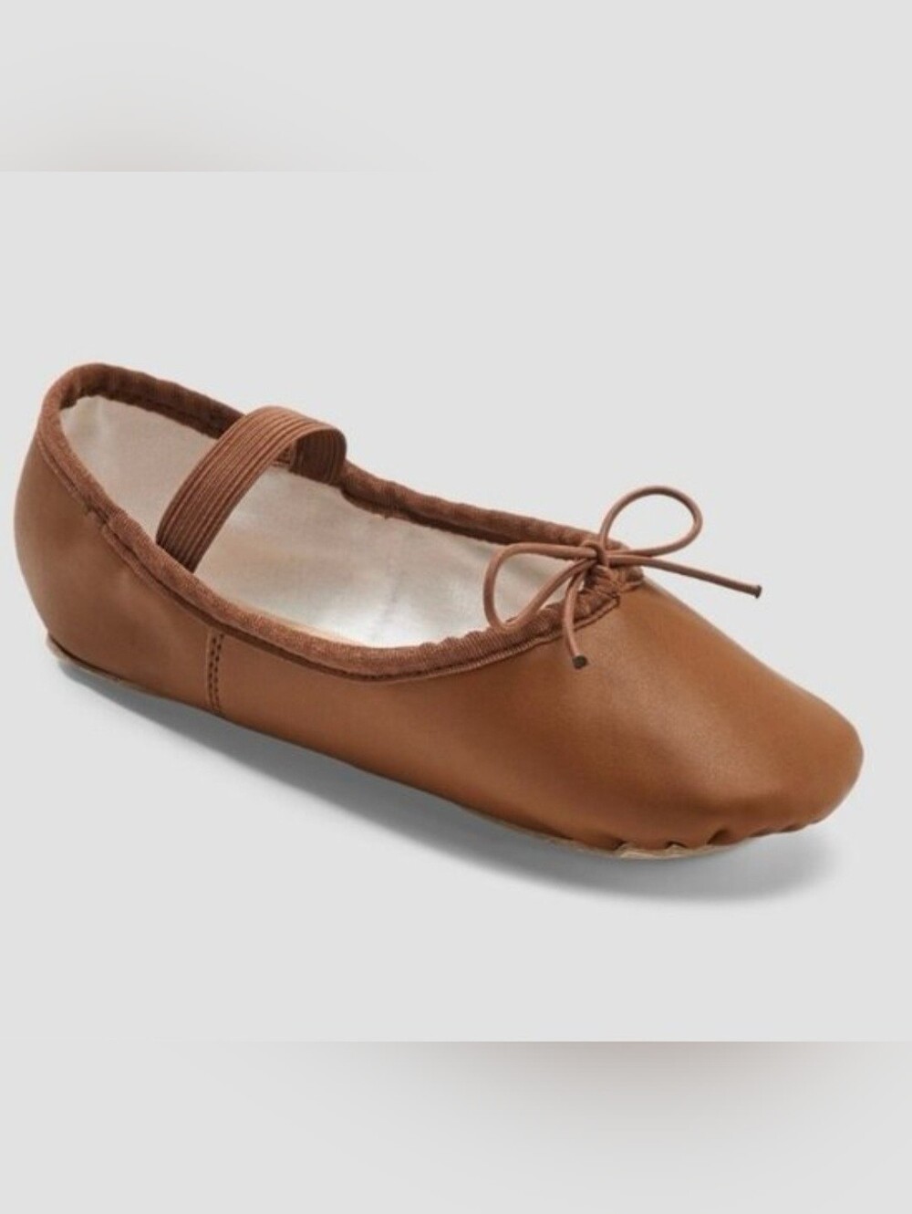 Tan Kids Ballet Shoes